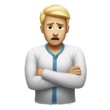 STRESSED MAN sticker