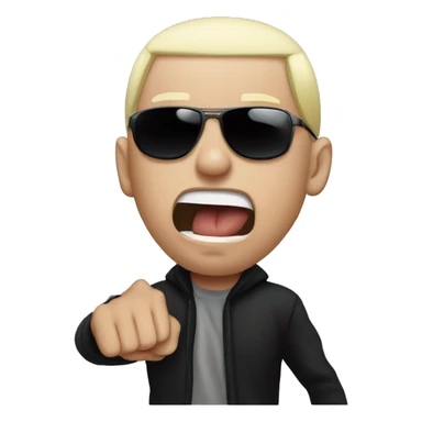 Eminem fighting p Diddy  sticker