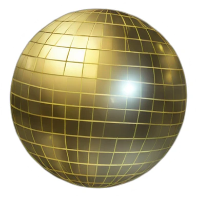 big shiny discoball sticker