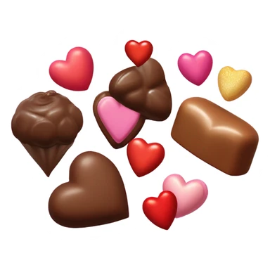 Corazón con dulces  sticker