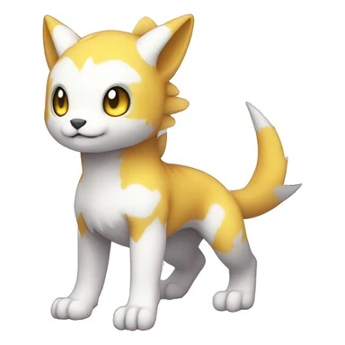 cute kawaii cool Digimon-Fakemon-animal full body sticker