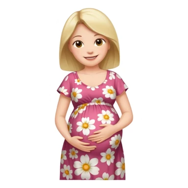 pregnant lady  sticker