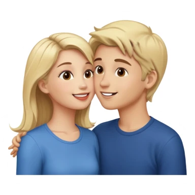 Love kissing mod boy and girl sticker