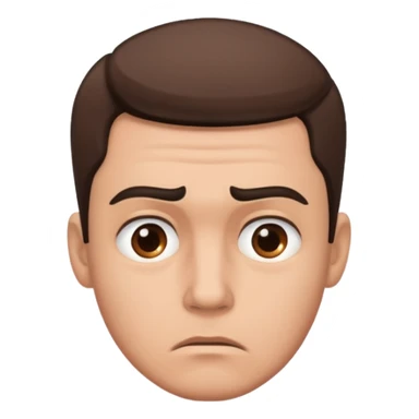 Overwhelmed man sticker