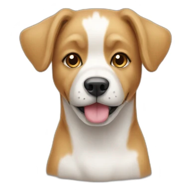 Chien sur un chat sticker