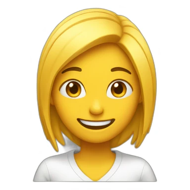 Chica riendo sticker