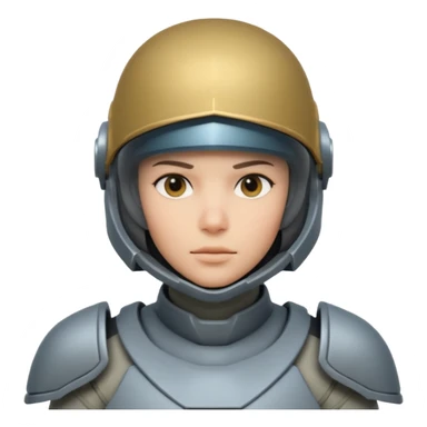 futuristic armored soldier portrait, head and shoulders only, helmet visor, sci-fi armor details, 3D cartoon, mobile game icon style, clean background, no text, no watermark

 sticker