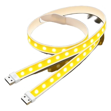 led strips yellow sticker