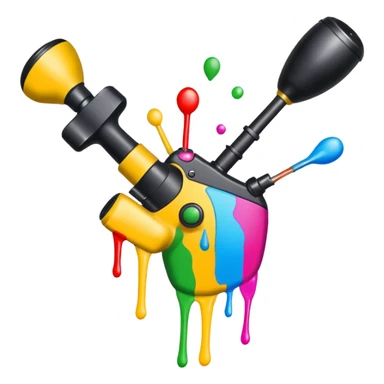 paintball-gun-splatter sticker