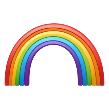 A rainbow swas sticker