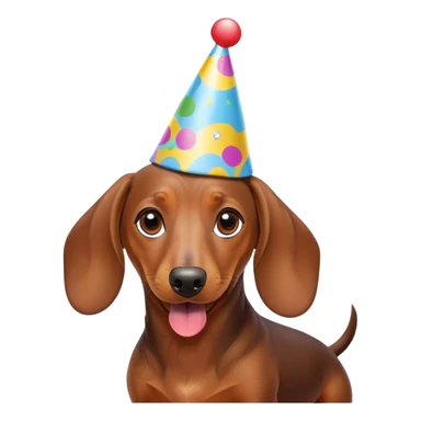 Happy birthday dachshund  sticker