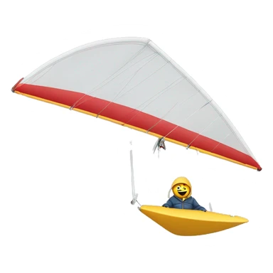 Hang gliding sticker