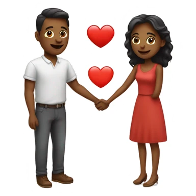 A couple in love sticker