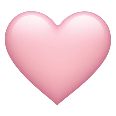 Light pink heart sticker