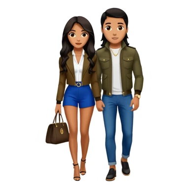 Tefi Valenzuela Peru Instagram Model meets celeb crush jetset Josh King Madrid sticker