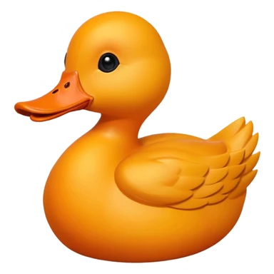 A creepy duck  sticker