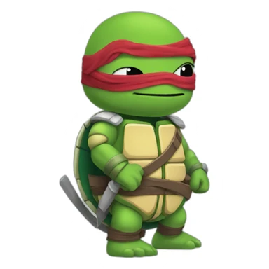 Mbappé ninja turtle  sticker