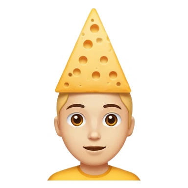 Packers fan with a cheese triangle on his head sticker