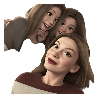 warm smiles and cozy sweaters sticker