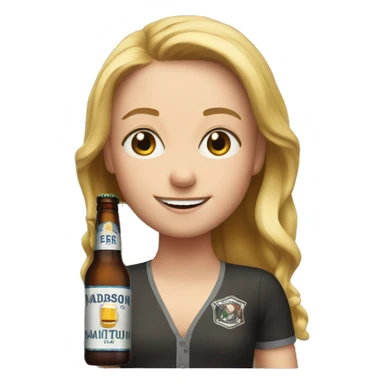 Maddison beer sticker