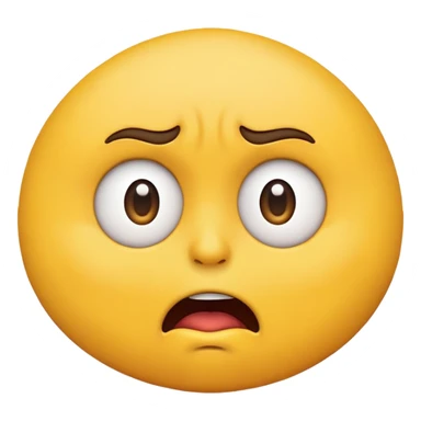 Concerned Emoji sticker