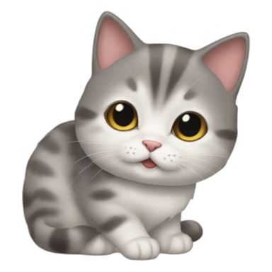 Un petit chat  mignon sticker