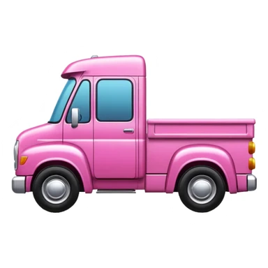 pink truck sticker