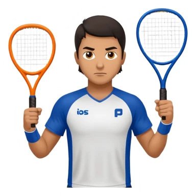 padel player latino sticker
