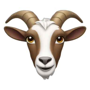 The football goat sticker