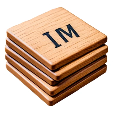 I'm In in scrabble letters sticker
