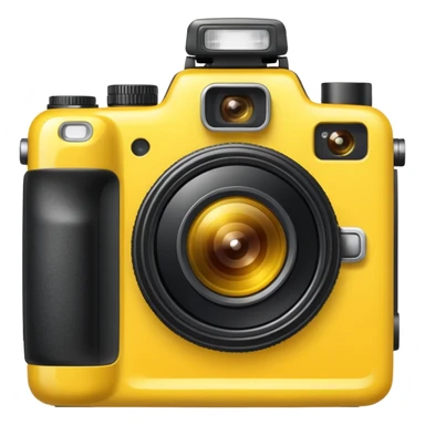 CEMERA EMOJI YELLO COLOR sticker