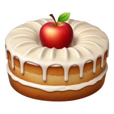 An aesthetic Apple cake 🍎🎂 sticker