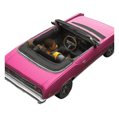 a bandit from GTA rides in a convertible sticker