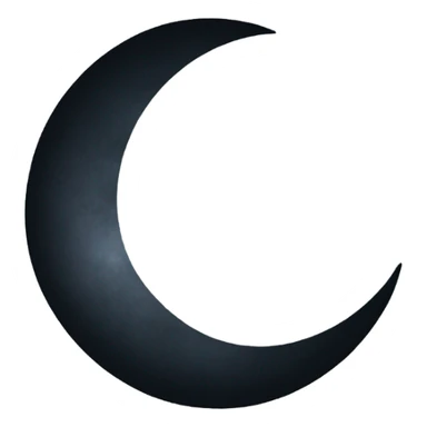 New moon  sticker