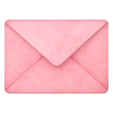 pink envelope, digital illustration sticker