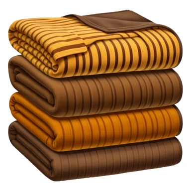 Patterned Corduroy texture ridges stack of blankets  sticker