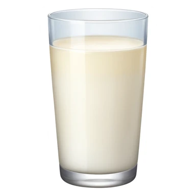 a glass of milk sticker