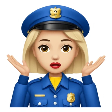 ma petite sœur, qui prend un vêtement pour adultes chez Chanel et la police vient. Et après la police lui crie. sticker