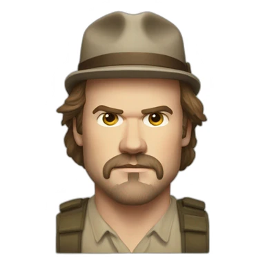 Jim Hopper David harbour sticker