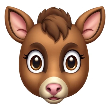 small deer horse hybrid sticker