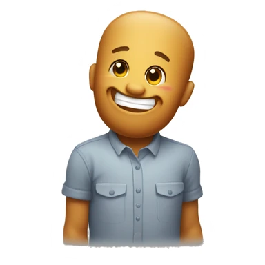 single Tater tot laughing with tears sticker