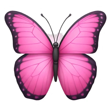 Pink butterfly  sticker