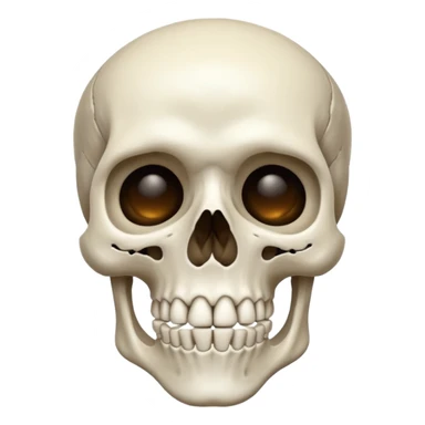 Squelette mewing  sticker