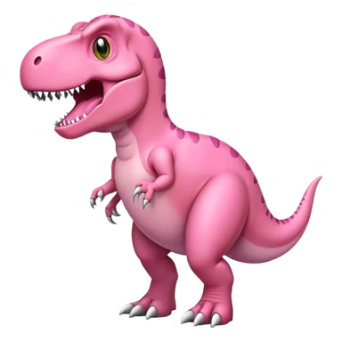 T-rex light pink  sticker