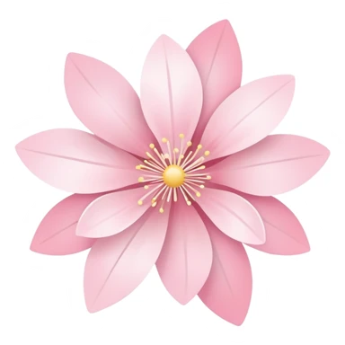 Cute Pastel pink and white Cherry Blossom Sakura Starburst Shooting Star sticker