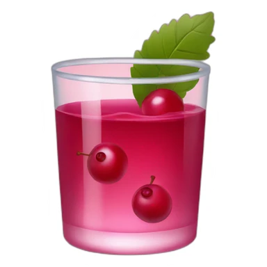 cranberry juice sticker