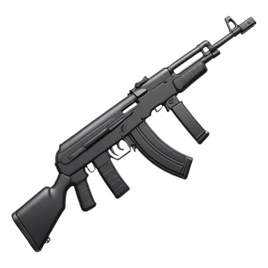 Kalashnikov assault rifle sticker