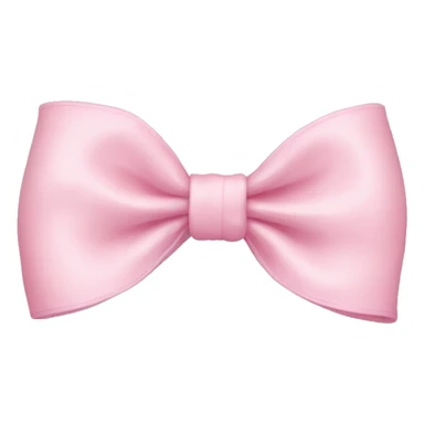 baby pink bow sticker