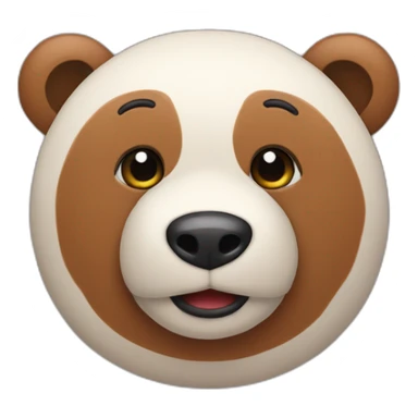 Oso peluche cuero sticker