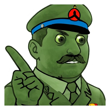 Adolf Hitler giving a Roman salute  sticker